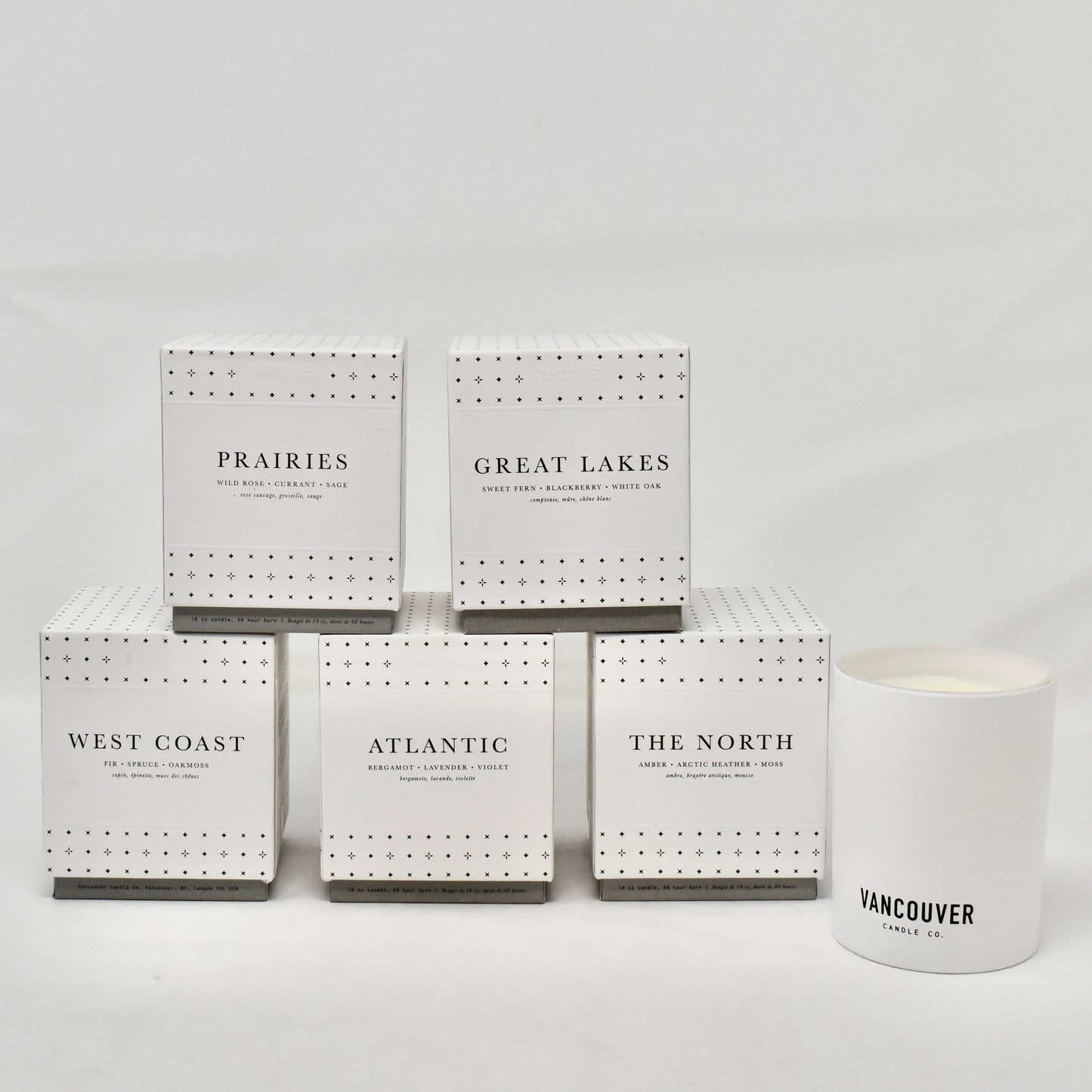 Vancouver Candle Co Great White North Collection 10 oz Boxed Candle