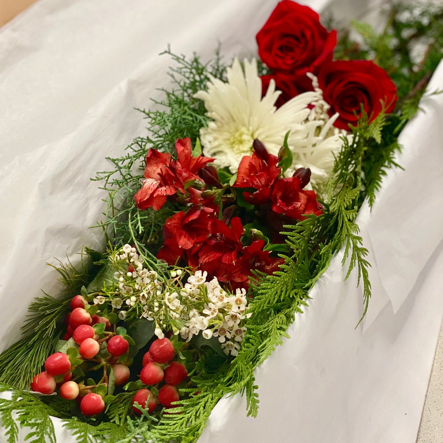DIY Flower Box - Holiday Mix