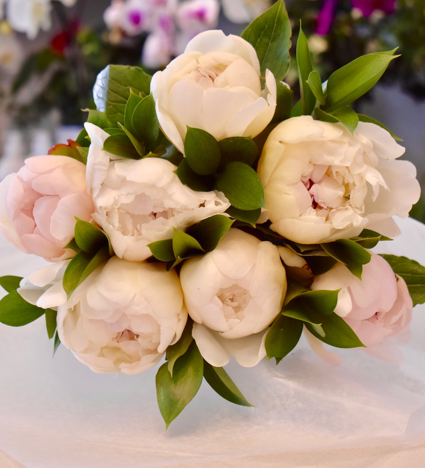 Peony Bouquet - White