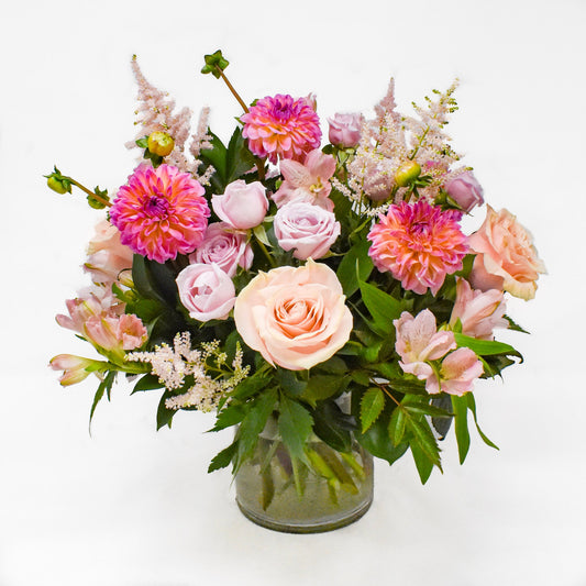 Pink & Pastel Summer Centrepiece