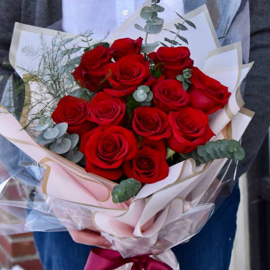 Valentine's Day Red Rose Bouquet