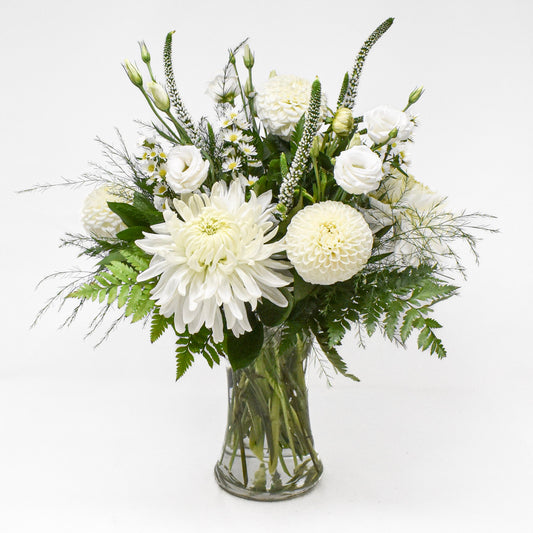 Summer Whites in a Tall Vase