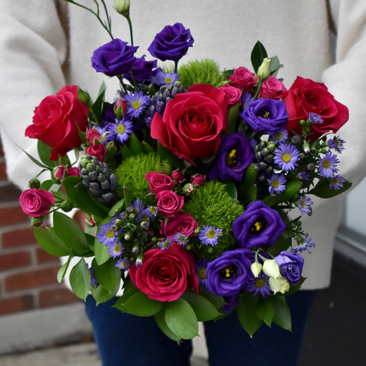 Vibrant Violet & Fuchsia Bouquet