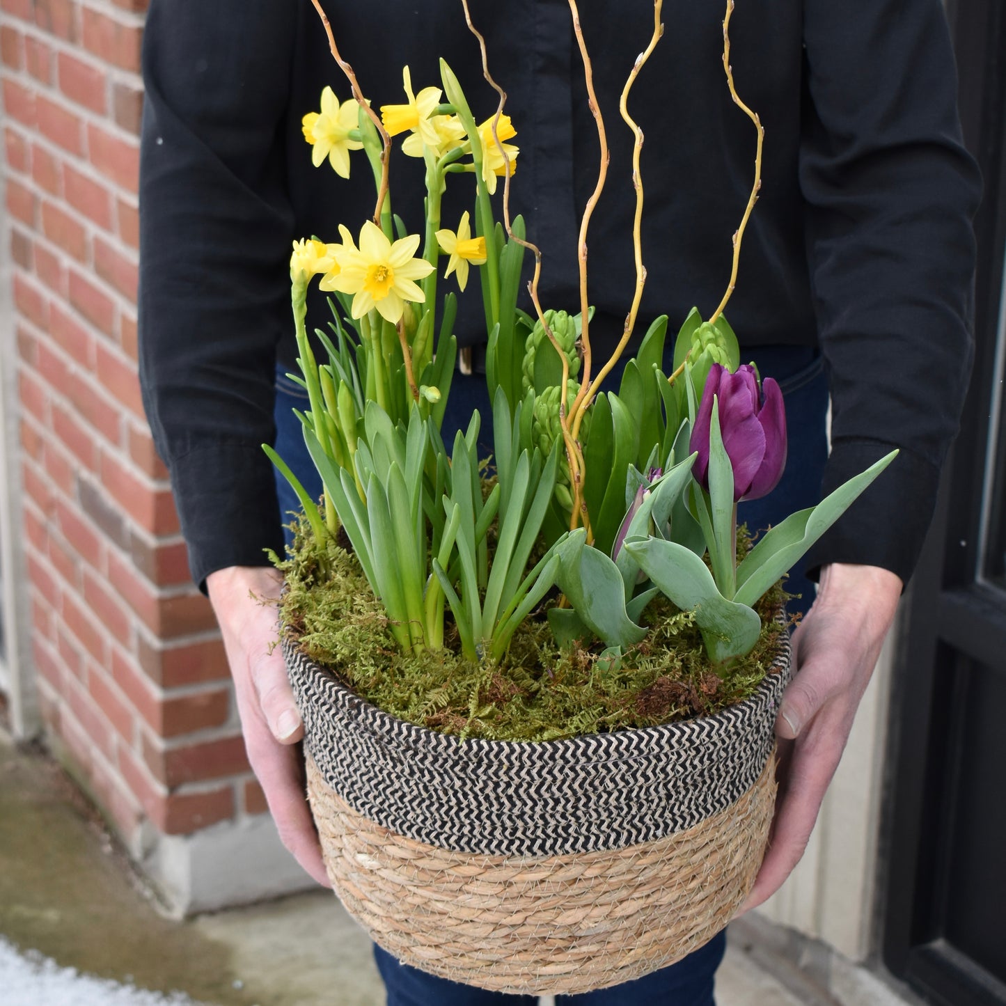 Spring Bulb Garden Basket
