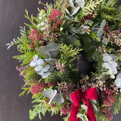 "Christmas in the Country" Holiday Wreath 16"