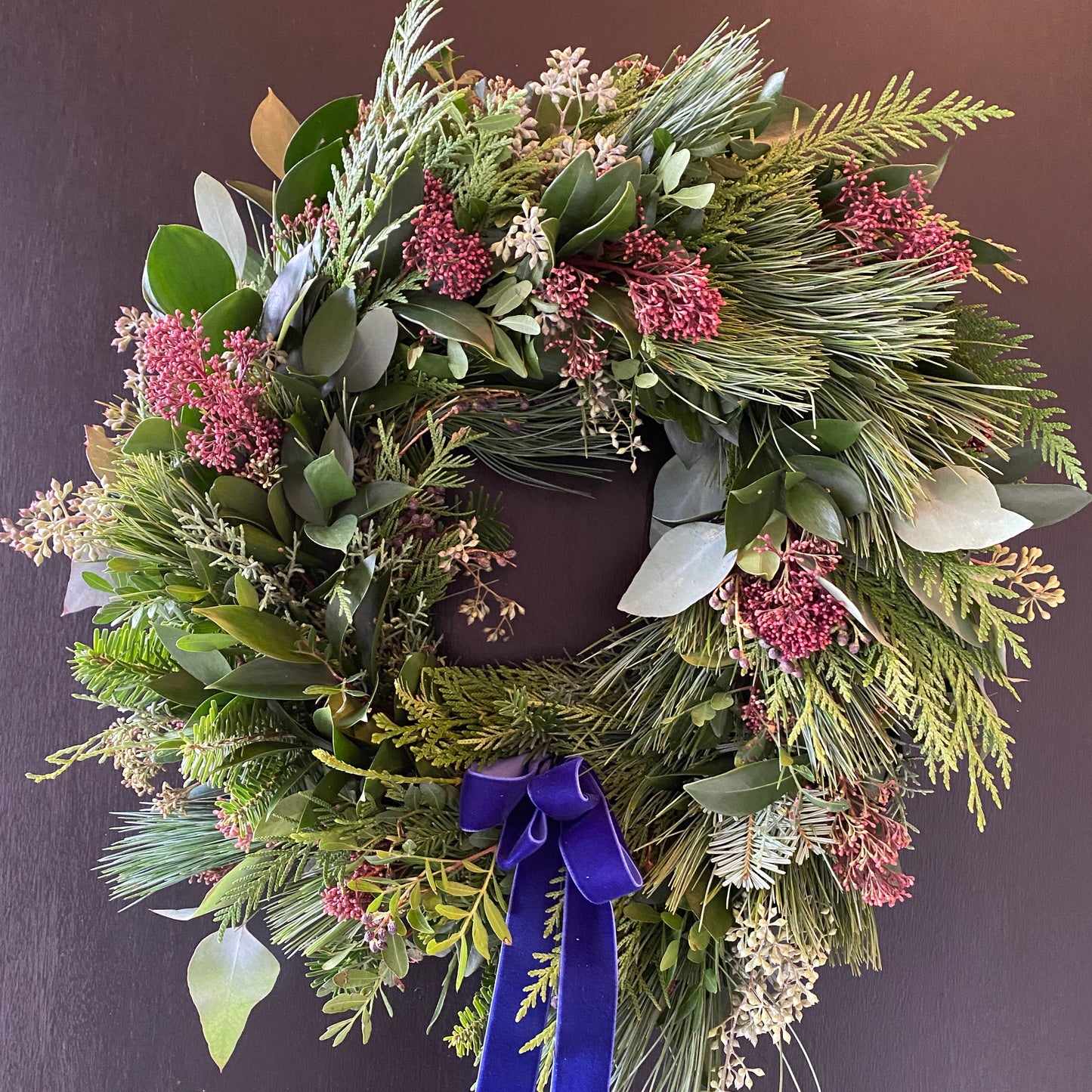 "Christmas in the Country" Holiday Wreath 16"