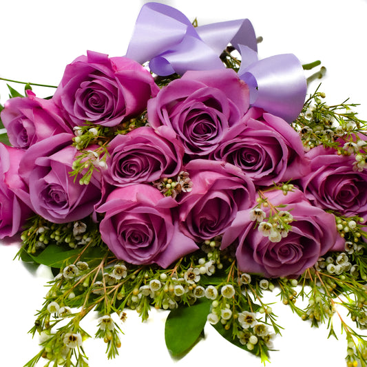 Valentine's Day Purple Roses