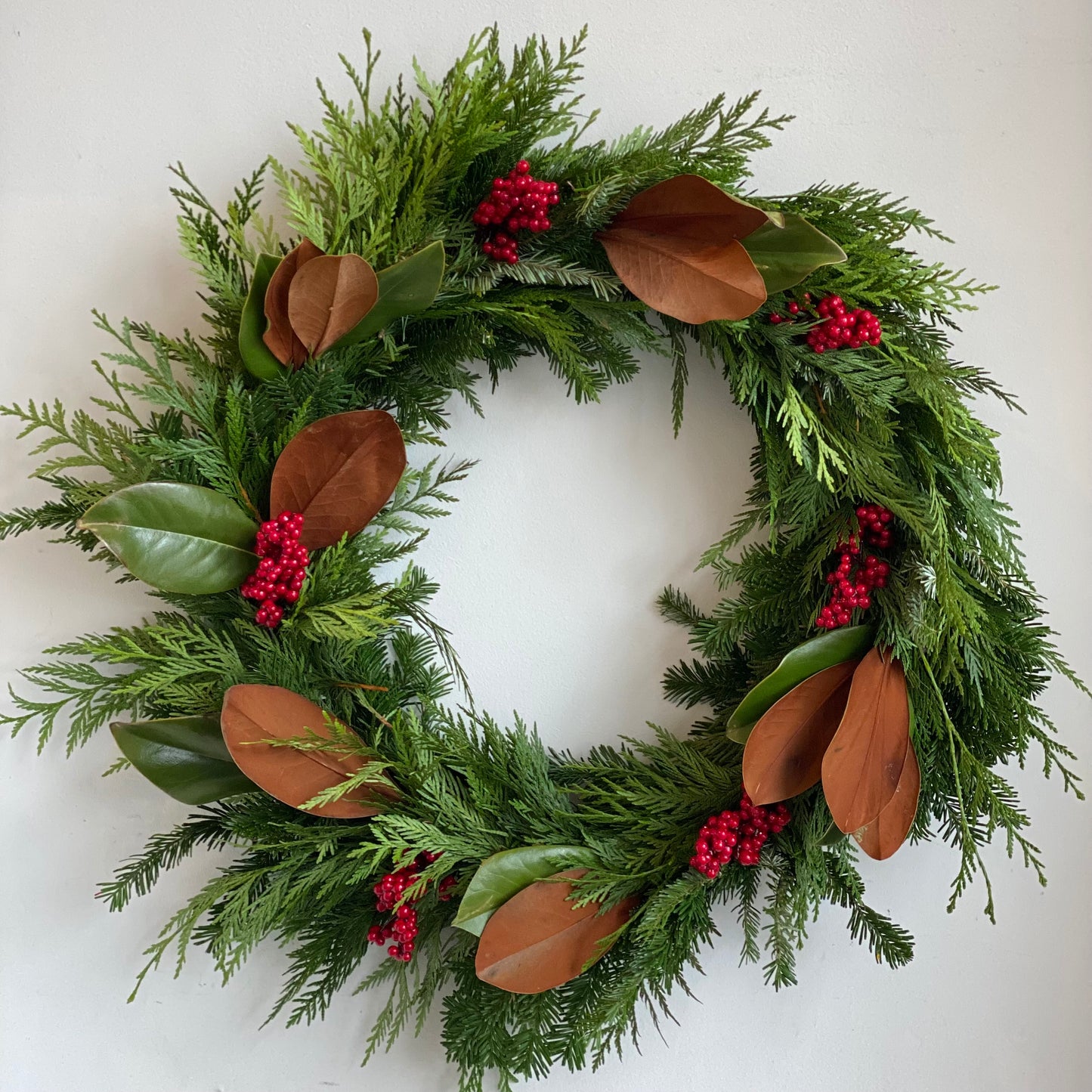 Custom Fresh Holiday Wreath