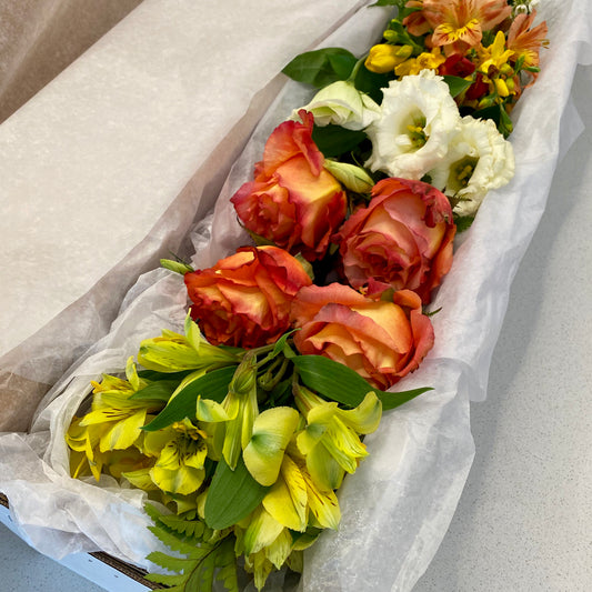 DIY Flower Box - Fall Colours